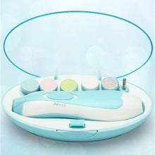 Carregar imagem no visualizador da galeria, Electric Baby Nail Trimmer Multifunctional Set - Blue