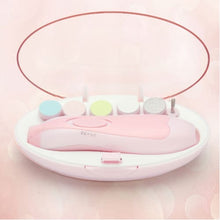 Carregar imagem no visualizador da galeria, Electric Baby Nail Trimmer Multifunctional Set - Pink