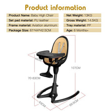 Charger l&#39;image dans la galerie, hot mom 360° rotation high chair for toddlers children &amp; adults - usa