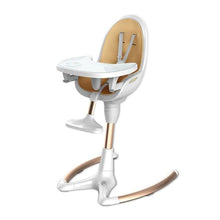 Charger l&#39;image dans la galerie, hot mom 360° rotation high chair for toddlers children &amp; adults - usa white gold / united states