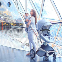 Indlæs billede til gallerivisning Hot Mom - Cruz F023 2 in 1 Baby Stroller - Grey - Baby Strollers