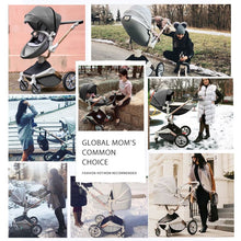 Indlæs billede til gallerivisning Hot Mom - Cruz F023 2 in 1 Baby Stroller - Grey - Baby Strollers