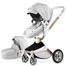 Cargar imagen en el visor de la galería, Hot Mom - Cruz F023 2 in 1 Baby Stroller - Grey - Light grey / Germany - Baby Strollers