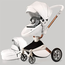 Carica l&#39;immagine nel visualizzatore di Gallery, Hot Mom - Cruz F023 - 2 in 1 Baby Stroller - White - White / International - Baby Stroller