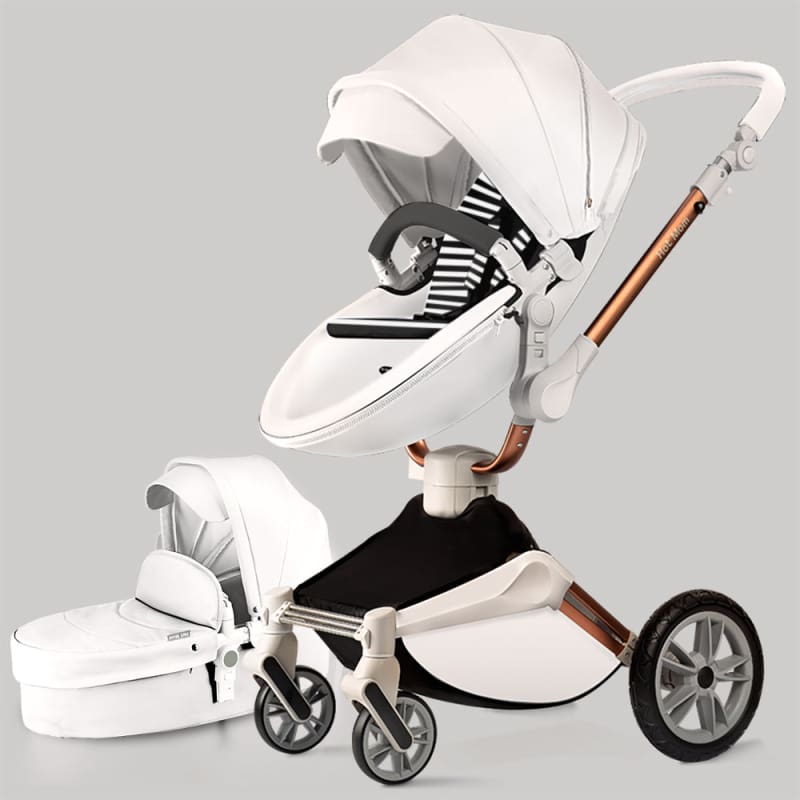 Hot Mom Cruz F023 2 in 1 Baby Stroller White