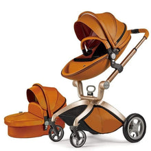 Carica l&#39;immagine nel visualizzatore di Gallery, hot mom - elegance f022 - 2 in 1 baby stroller - brown brown / eu