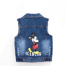 Cargar imagen en el visor de la galería, Mickey Mouse Kids Denim Jacket and Coats - Mickey B / 3-4T(Size 110)