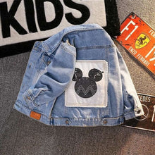 Laden Sie das Bild in den Galerie-Viewer, Mickey Mouse Kids Denim Jacket and Coats - Blue Mickey C / 2-3T(Size 100)
