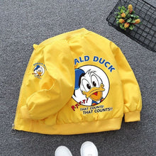 Cargar imagen en el visor de la galería, Mickey Mouse Kids Denim Jacket and Coats - Donald Duck H / 4-5TSize 120)