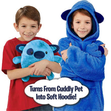 Cargar imagen en el visor de la galería, Kids Pets Blanket Hoodie Soft Plush