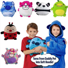 Cargar imagen en el visor de la galería, Kids Pets Blanket Hoodie Soft Plush