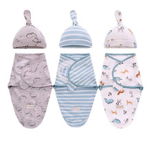 Cargar imagen en el visor de la galería, Sweet Dream Baby Swaddle - Whale elk / L (0-6 Months)