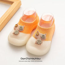 Carregar imagem no visualizador da galeria, Unisex Baby Cotton Socks - Orange / 0-6 Months